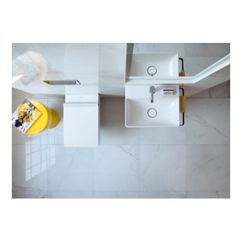 Duravit Metallkonsole DuraSquare 51,6x33cm, bodenstehend, schwarz matt