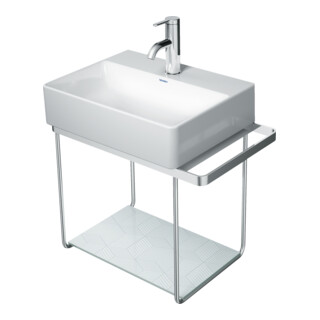 Duravit Metallkonsole DuraSquare 51,6x33cm, wandhängend, chrom