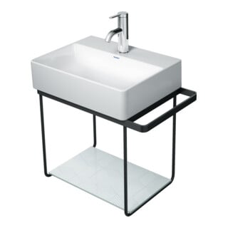 Duravit Metallkonsole DuraSquare 51,6x33cm, wandhängend, schwarz matt