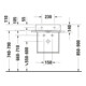 Duravit Metallkonsole DuraSquare 51,6x33cm, wandhängend, schwarz matt-4