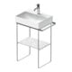 Duravit Metallkonsole DuraSquare 56,5x38cm, bodenstehend, chrom-1