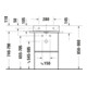 Duravit Metallkonsole DuraSquare 56,5x38cm, bodenstehend, chrom-4