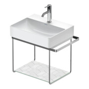 Duravit Metallkonsole DuraSquare 56,5x38cm, wandhängend, chrom