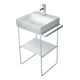 Duravit Metallkonsole DuraSquare 56,5x45cm, bodenstehend, chrom-1