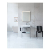 Duravit Metallkonsole DuraSquare 56,5x45cm, bodenstehend, chrom-4