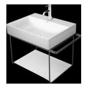 Duravit Metallkonsole DuraSquare 56,5x45cm, wandhängend, chrom-2