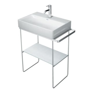 Duravit Metallkonsole DuraSquare 66,5x38cm, bodenstehend, chrom