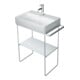 Duravit Metallkonsole DuraSquare 66,5x38cm, bodenstehend, chrom-1