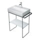 Duravit Metallkonsole DuraSquare 66,5x38cm, bodenstehend, schwarz matt