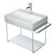 Duravit Metallkonsole DuraSquare 66,5x38cm, wandhängend, chrom-1
