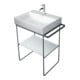 Duravit Metallkonsole DuraSquare 66,5x45cm, bodenstehend, chrom-1