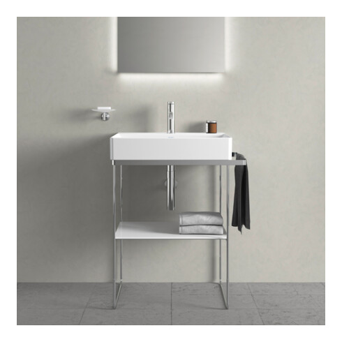 Duravit Metallkonsole DuraSquare 66,5x45cm, bodenstehend, chrom