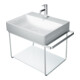 Duravit Metallkonsole DuraSquare 66,5x45cm, wandhängend, chrom-1