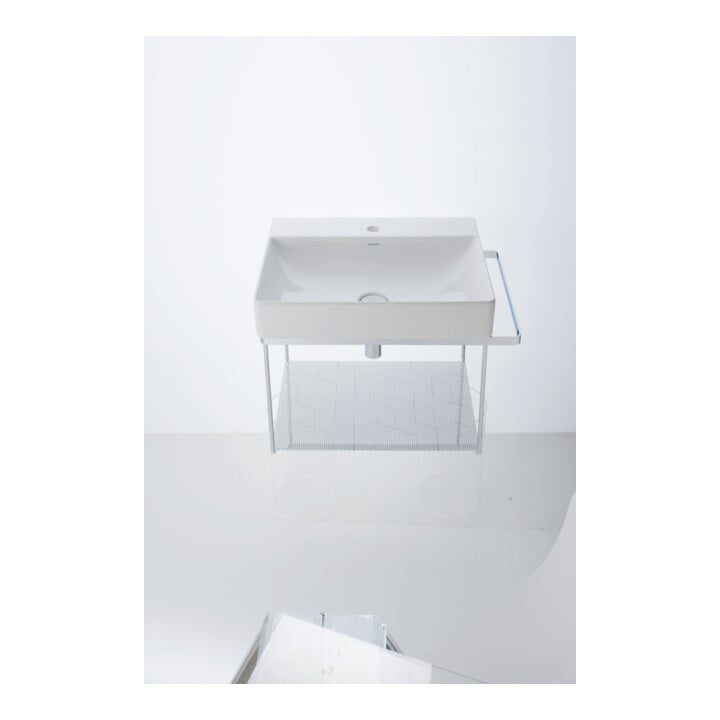 Duravit Metallkonsole DuraSquare 66,5x45cm, wandhängend, chrom