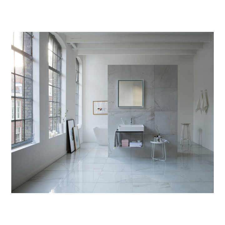 Duravit Metallkonsole DuraSquare 66,5x45cm, wandhängend, chrom