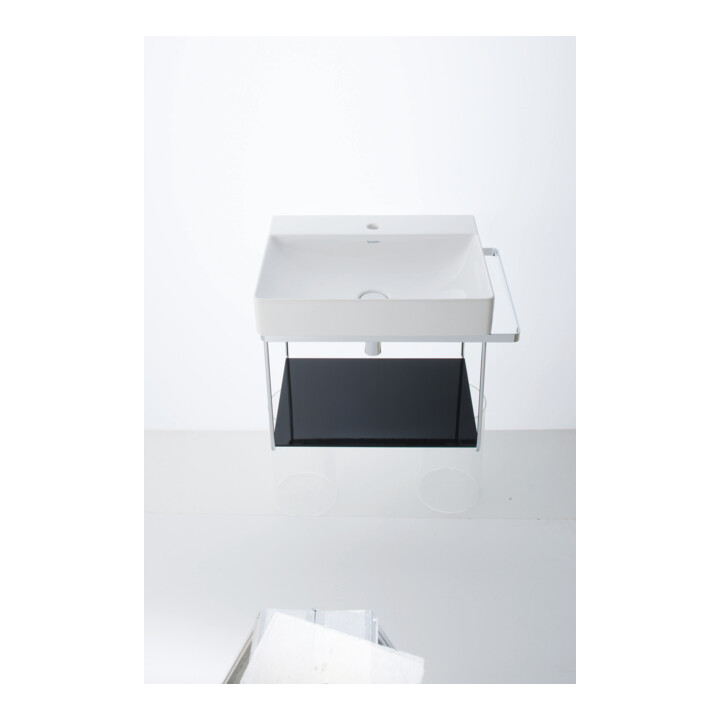 Duravit Metallkonsole DuraSquare 66,5x45cm, wandhängend, chrom