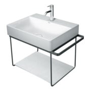 Duravit Metallkonsole DuraSquare 66,5x45cm, wandhängend, schwarz matt-4