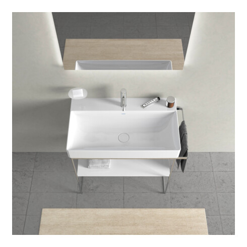 Duravit Metallkonsole DuraSquare 86,5x45cm, bodenstehend, chrom