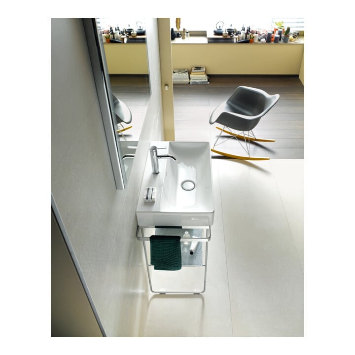Duravit Metallkonsole DuraSquare 86,5x45cm, bodenstehend, chrom