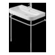 Duravit Metallkonsole Happy D.2 57,3x49,1cm, f 231860, verst +5cm, chr-1