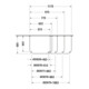 Duravit Metallkonsole Happy D.2 57,3x49,1cm, f 231860, verst +5cm, chr-2