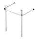 Duravit Metallkonsole Happy D.2 62, 3x49,1cm, f 231865, verst +5cm, chr