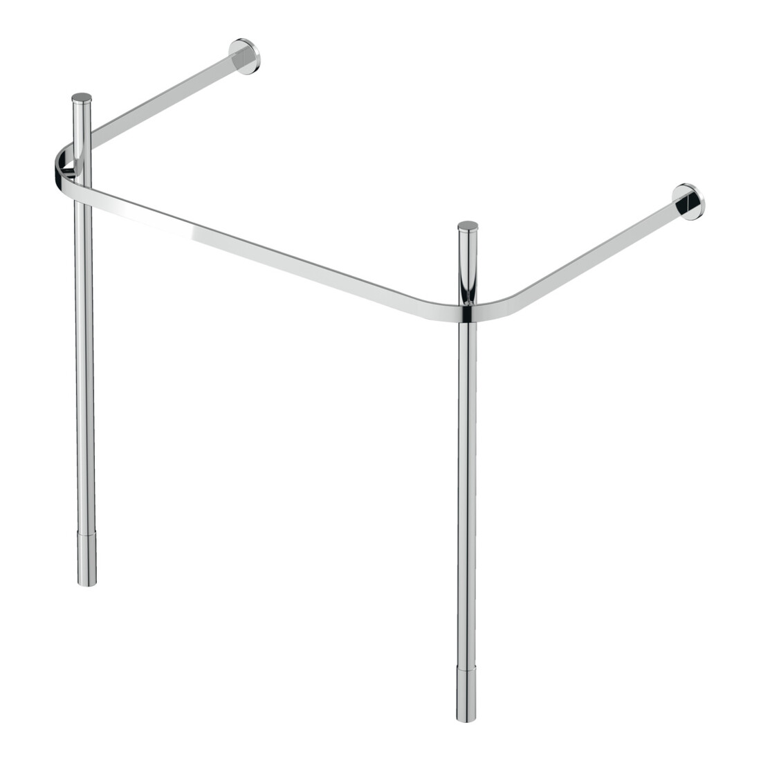 Duravit Metallkonsole Happy D.2 77,3x49,1cm, f 231880, verst +5cm, chr