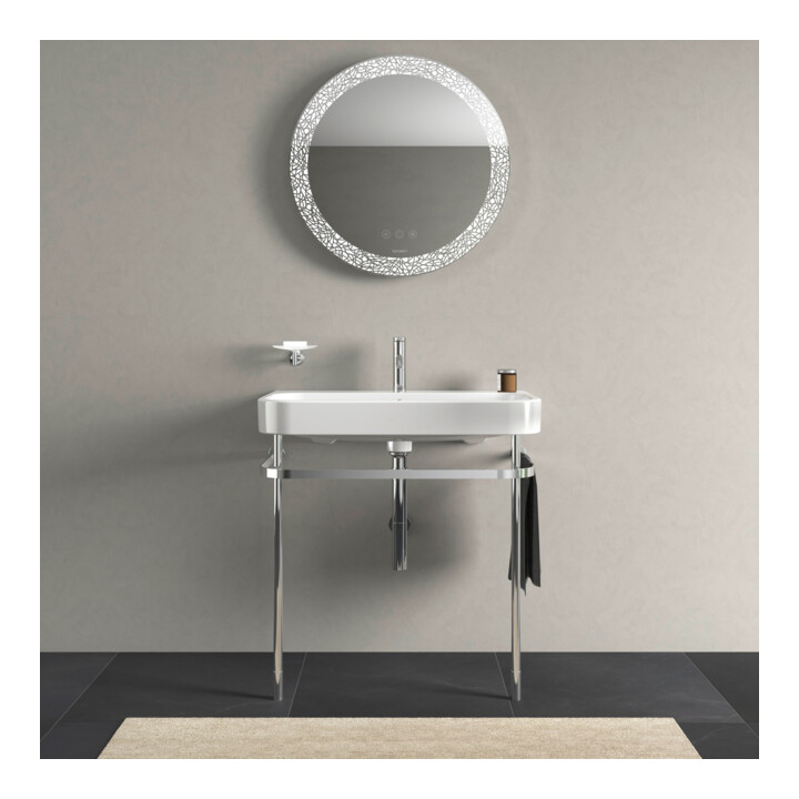 Duravit Metallkonsole Happy D.2 77,3x49,1cm, f 231880, verst +5cm, chr