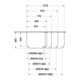 Duravit Metallkonsole Happy D.2 97,3x49,1cm, f 231810, verst +5cm, chr-5