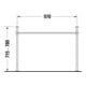 Duravit Metallkonsole Vero f MWT 032910, höhenverst. +6,5cm, chr-2