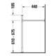 Duravit Metallkonsole Vero f MWT 032910, höhenverst. +6,5cm, chr-5