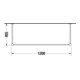 Duravit Metallkonsole Vero f MWT 032912, höhenverst. +6,5cm, chr-2