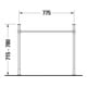 Duravit Metallkonsole Vero f MWT 032985, höhenverst. +6,5cm, chr-4