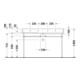 Duravit Metallkonsole Vero verst +5cm, chr, z WT 045412, 235012