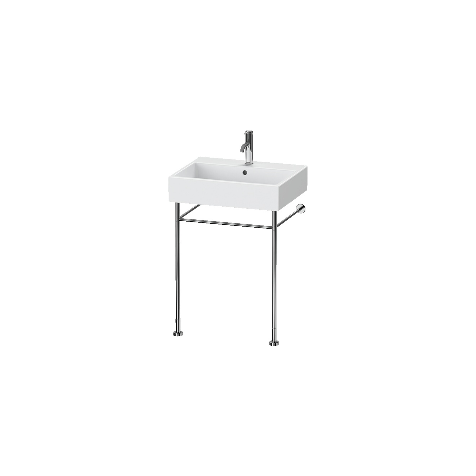 Duravit Metallkonsole Vero verst +5cm, chr, z WT 045450, 235050