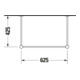 Duravit Metallkonsole Vero verst +5cm, chr, z WT 045470, 235060