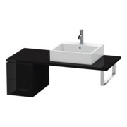 Duravit Meuble bas L-Cube 32x54,7 cm, blanc laqué brillant, pour console, 2 tiroirs-1