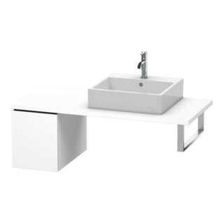 Duravit Meuble bas L-Cube 32x54,7 cm, blanc mat, avec console, 1 tiroir
