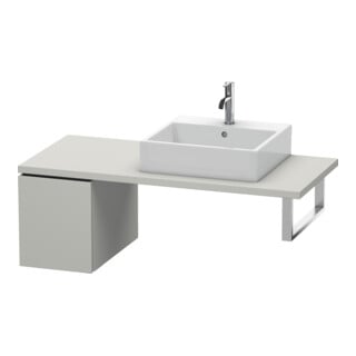 Duravit Meuble bas L-Cube 32x54,7 cm, gris béton, 1 tiroir, f Kons