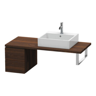 Duravit Meuble bas L-Cube 32x54,7 cm, noyer, pour console, 2 tiroirs