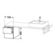 Duravit Meuble bas L-Cube 32x54,7 cm, sans console, 2 tiroirs-3