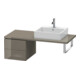 Duravit Meuble bas L-Cube 42x54,7 cm, blanc brillant, pour console, 2 tiroirs-1