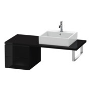 Duravit Meuble bas L-Cube 42x54,7 cm, blanc brillant, pour console, 2 tiroirs