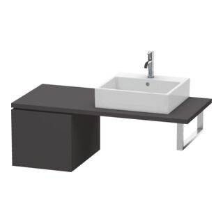 Duravit Meuble bas L-Cube 42x54,7 cm, graphite mat, f Kons, 1 tiroir