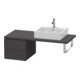 Duravit Meuble bas L-Cube 42x54,7 cm, graphite mat, f Kons, 2 tiroirs-1