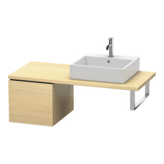 Duravit Meuble bas L-Cube 42x54,7 cm, méd. chêne, avec console, 1 tiroir