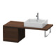 Duravit Meuble bas L-Cube 42x54,7 cm, noyer, pour console, 2 tiroirs-1