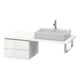 Duravit Meuble bas L-Cube 52x54,7 cm, blanc brillant, 2 tiroirs-1