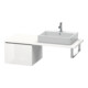 Duravit Meuble bas L-Cube 52x54,7 cm, blanc brillant, avec console, 1 tiroir-1