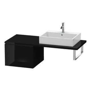 Duravit Meuble bas L-Cube 52x54,7 cm, blanc brillant, pour console, 1 tiroir